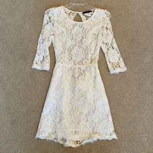 White dress from local boutique
